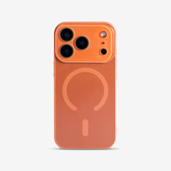 Orange | iPhone Frosted Mirror Case