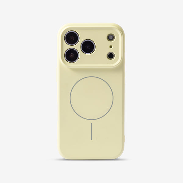 Cream Yellow | iPhone Liquid Silicone Case