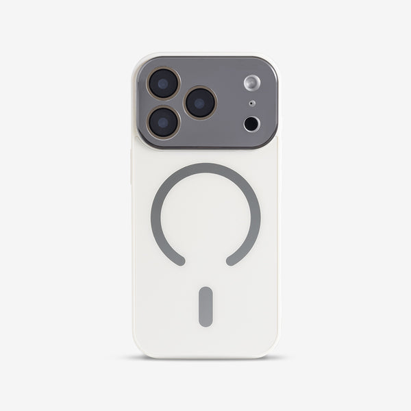 White | iPhone Frosted Mirror Case