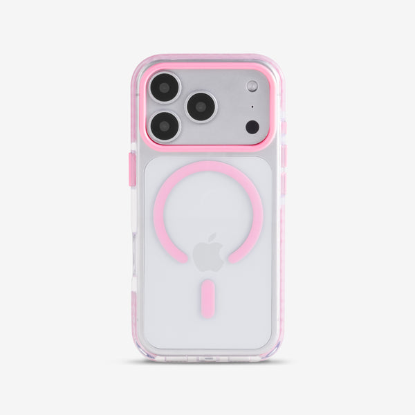 Pink | iPhone Transparent Minimalist Case