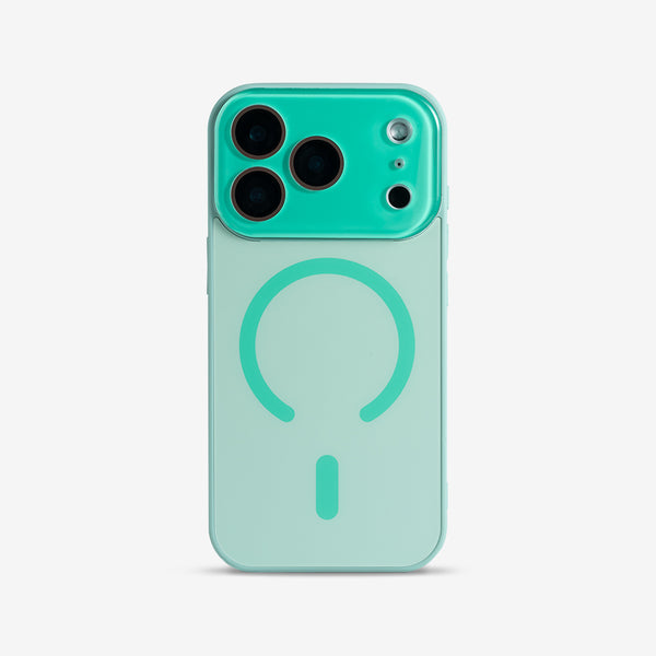 Green | iPhone Frosted Mirror Case
